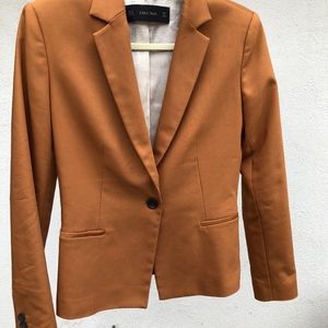 Zara Basics Tan Blazer